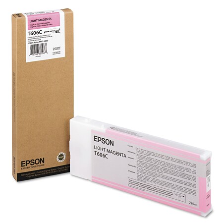 Epson T606C00 Ink, Light Magenta T606C00